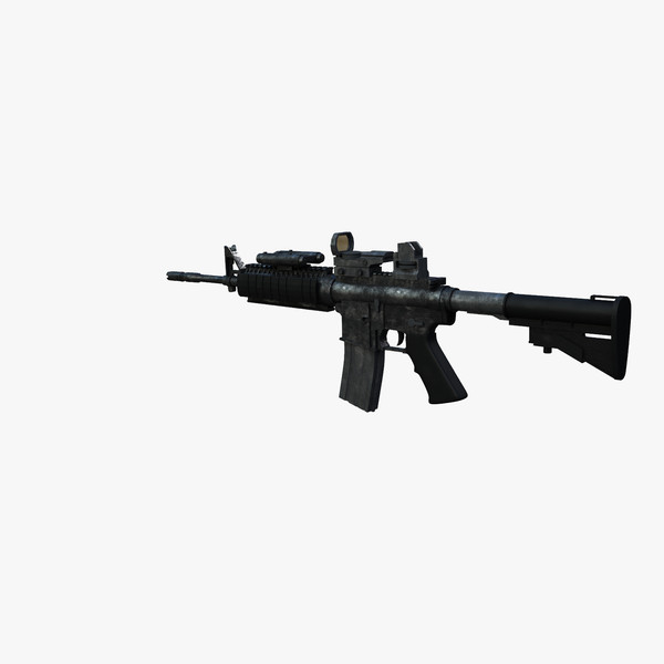m4a1 assault rifle 3d model - m4a1 Assault Rifle by Maarten_Dominicus